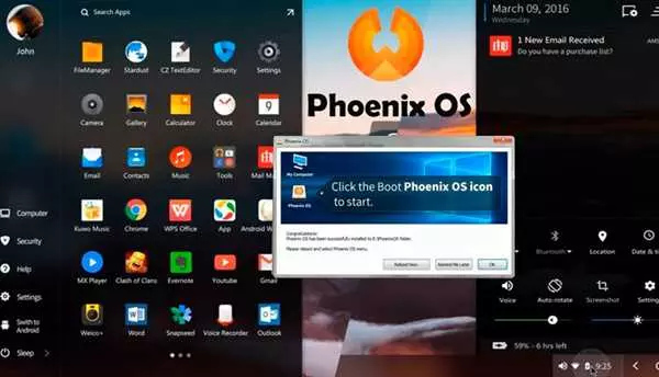 Обзор Phoenix OS