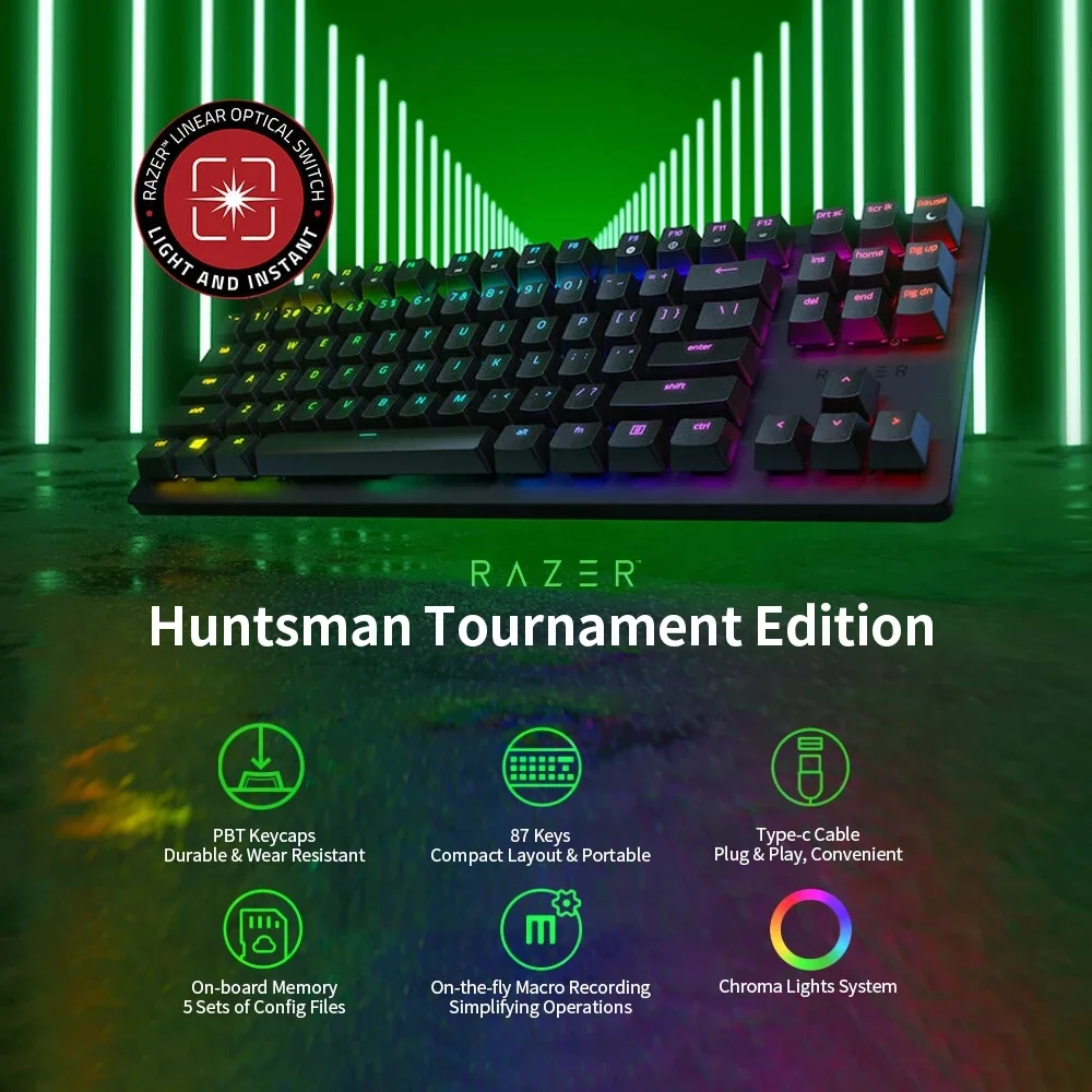 Razer Huntsman Tournament Edition: обзор и характеристики