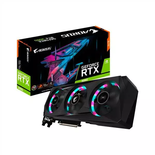 Видеокарта Gigabyte GeForce RTX 3060 Aorus Elite